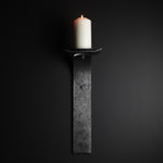 Gothic Wrought Iron Candle Wall Sconce - Orlok