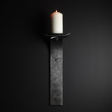 Gothic Wrought Iron Candle Wall Sconce - Orlok