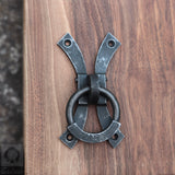 wrought iron ring pull handle